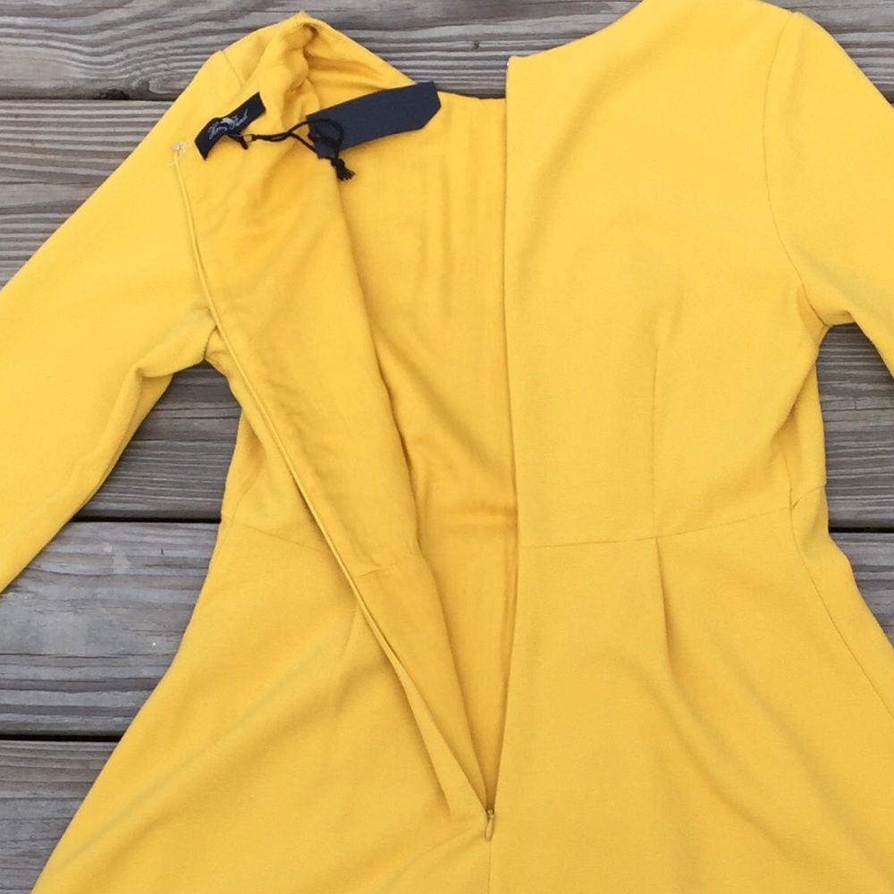 SOLD 💲NWT Honey Punch dress Golden Yellow - Picture 7 of 7